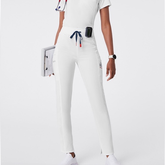 FIGS x Team USA High Waisted Scrub Pants - Picture 5 of 8